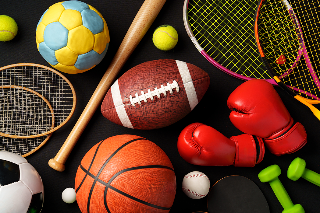 A collage of different sporting events, representing the range of Prop Card Challenge Campaign templates